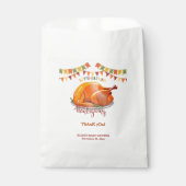 Sachets En Papier Réunissons Thanksgiving Turkey Feast Baby shower (Devant)