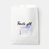 Sachets En Papier rêve pastel sky splash business merci (Devant)