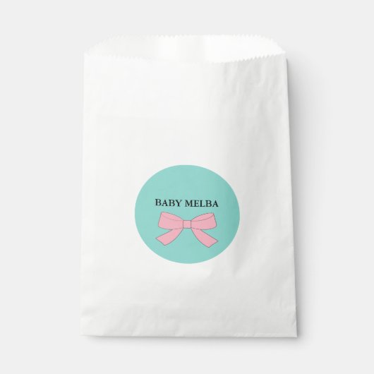 Sachets En Papier Reveal Genre Rose & Bleu Douche (Devant)