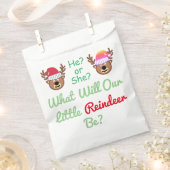 Sachets En Papier Révélation de genre Reindeer (Coupé)