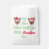 Sachets En Papier Révélation de genre Reindeer (Devant)