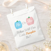 Sachets En Papier Révélation de l'automne du citrouille (Coupé)