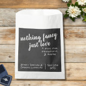 Sachets En Papier Rien De Fancy Just Love Simple Décontracté Chalkbo