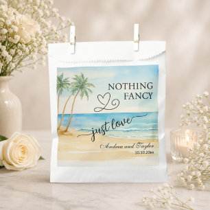 Sachets En Papier Rien de Fantastique Juste un Mariage Élégant