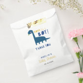 Sachets En Papier Roar c'est un garçon bleu dinosaure baby shower mi (Scellé)