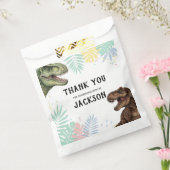 Sachets En Papier Roar-Some Dinosaur Thank You Custom Favor Bag (Scellé)