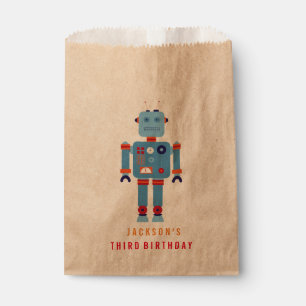 Sachets En Papier Robot Boy Party Favoriser sac en papier