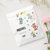 Sachets En Papier Robots Mignons (Scellé)