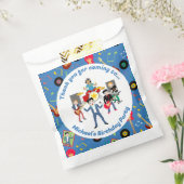 Sachets En Papier Rock Star Boys Band Anniversaire (Scellé)