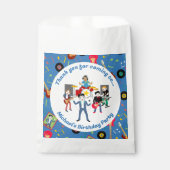 Sachets En Papier Rock Star Boys Band Anniversaire (Devant)