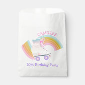 Sachets En Papier Roller Skating Girl Fête d'anniversaire (Devant)