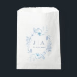 Sachets En Papier Romantic Chic Classic Blue Floral Favoriser Sac<br><div class="desc">Dimensions : 14, 6 cm x 20, 3 cm.</div>