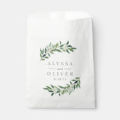 Sachets En Papier Romantique verdure Mariage Favor Sac (Devant)