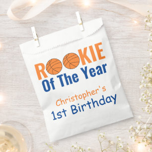 Sachets En Papier Rookie Basketball 1er anniversaire
