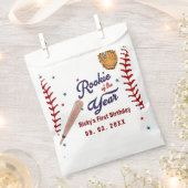 Sachets En Papier Rookie de baseball de l'année Baseball 1er anniver (Coupé)