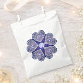 Sachets En Papier Rosace bleu ou rouge pour bébé&enfant (Coupé)