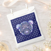 Sachets En Papier Rosace bleu ou rouge pour bébé&enfant (Coupé)