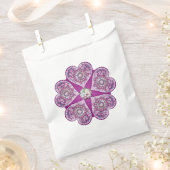 Sachets En Papier Rosace bleu ou rouge pour bébé&enfant (Coupé)