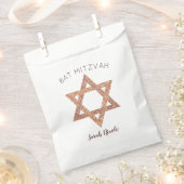 Sachets En Papier Rose bat mitzvah Gold Star De David Glam Party (Coupé)