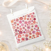 Sachets En Papier Rose floral Abstrait (Coupé)