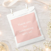 Sachets En Papier Rose millénaire (Coupé)