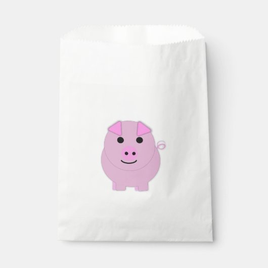 Sachets En Papier Rose rond (Devant)