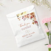 Sachets En Papier Rose rustique et Mariage de automne Chrysanthemum (Scellé)