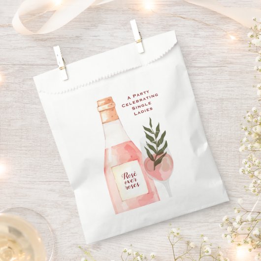 Sachets En Papier Rosé sur Rose Saint Valentin Pink (Coupé)