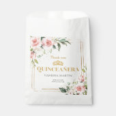 Sachets En Papier Roses roses rose rousse rustique boho quinceanera (Devant)