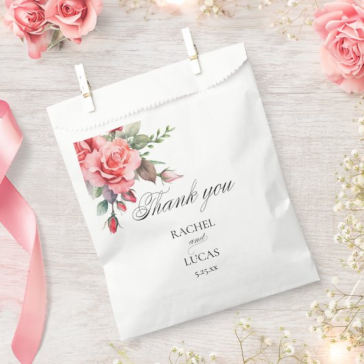 Sachets En Papier Roses roses roses roses romantiques