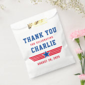 Sachets En Papier Rouge et bleu TopUn Merci d'anniversaire (Scellé)