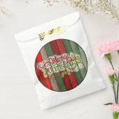 Sachets En Papier Rouge foncé Vert Patiné Planes Motif (Scellé)