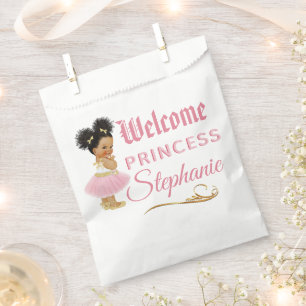 Sachets En Papier Royal African Princess Pink Gold Fancy 