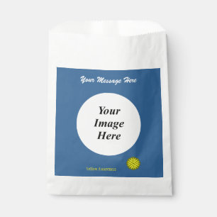 Sachets En Papier Ruban à fleurs jaunes Modèle par Kenneth Yoncich