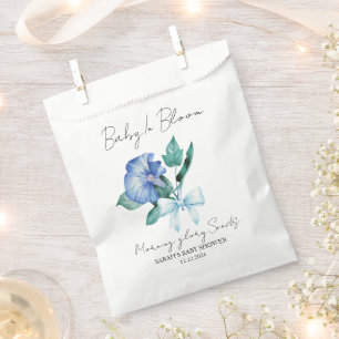 Sachets En Papier Ruban   Sachet de graines de volubilis Faveur de B
