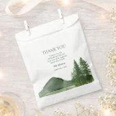 Sachets En Papier Russe Woodland Mountain Forest Pine Mariage Merci (Coupé)