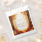 Sachets En Papier Rustic Autumn Forest Pumpkin Wedding (Coupé)
