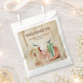 Sachets En Papier Rustic Baby Cowboy Shower (Coupé)