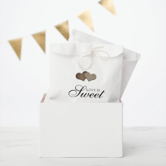 Sachets En Papier Rustic Country Love is Sweet Mariage
