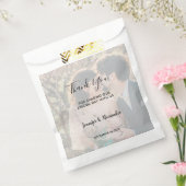 Sachets En Papier Rustic elegant photo wedding thank you (Scellé)