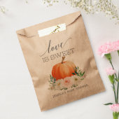 Sachets En Papier Rustic Fall Floral Citrouille (Scellé)