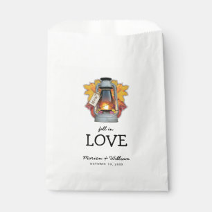 Sachets En Papier Rustic Fall in Love Automne quitte Mariage