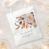 Sachets En Papier Rustic Fall quitte Mariage (Coupé)