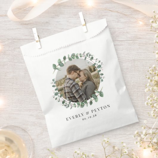Sachets En Papier Rustic Green Mariage Engagement Party Favoriser le (Coupé)