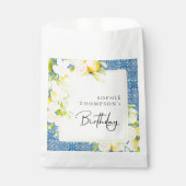 Sachets En Papier Rustic lemons Mediterranean birthday (Devant)