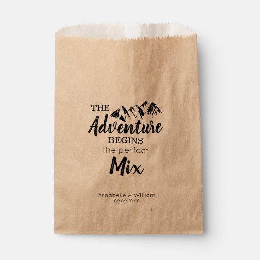 Sachets En Papier Rustic Mountain Adventure commence le traitement M (Devant)