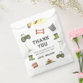 Sachets En Papier Rustic Tractor Farm Green Boy Anniversaire (Scellé)