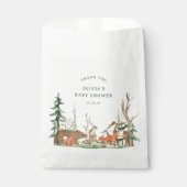 Sachets En Papier Rustic Winter Woodland Baby Shower (Devant)