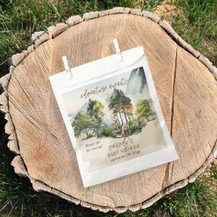 Sachets En Papier Rustic Woodland Adventure Attend Boy Baby shower