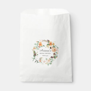 Sachets En Papier Rustique automne Fête des mariées florale Merci